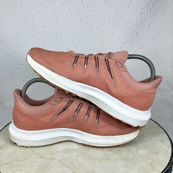 Nike Sneakers Womens 8 Pink Quest Athletic Lace Up Low Top Running Trainer Shoes - Picture 10 of 12